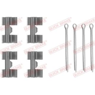 Priedų komplektas, diskinių stabdžių trinkelės QUICK BRAKE 109-0969