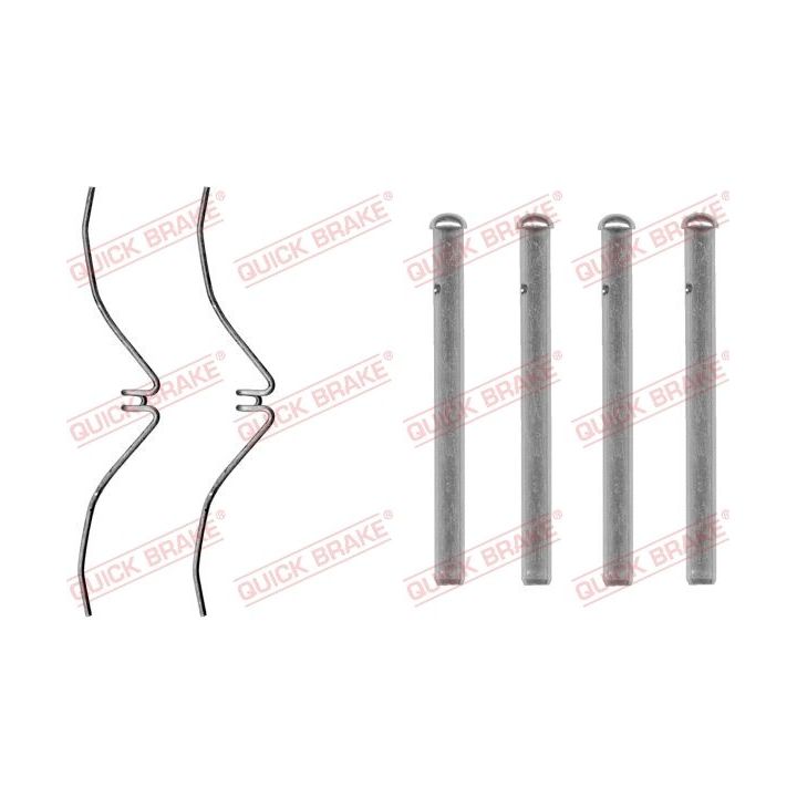 Priedų komplektas, diskinių stabdžių trinkelės QUICK BRAKE 109-1061