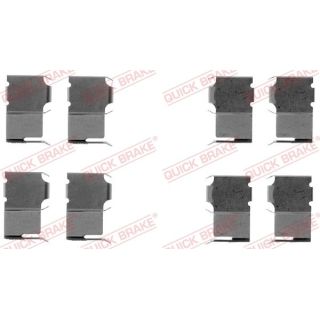 Priedų komplektas, diskinių stabdžių trinkelės QUICK BRAKE 109-1063