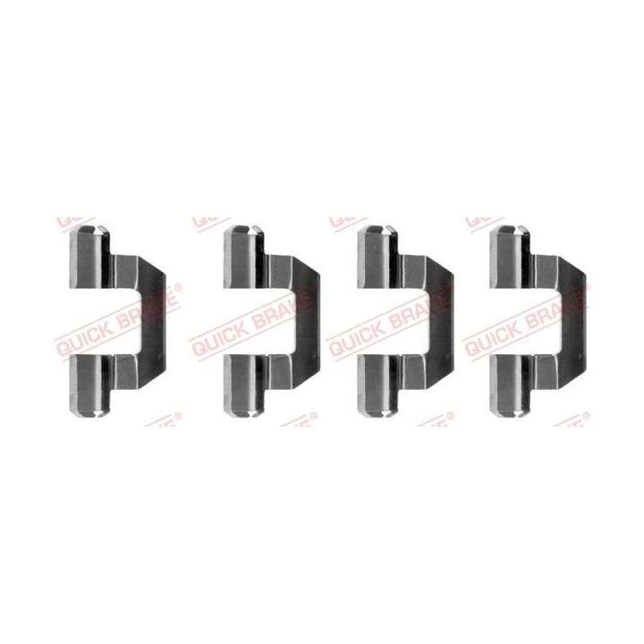 Priedų komplektas, diskinių stabdžių trinkelės QUICK BRAKE 109-1077