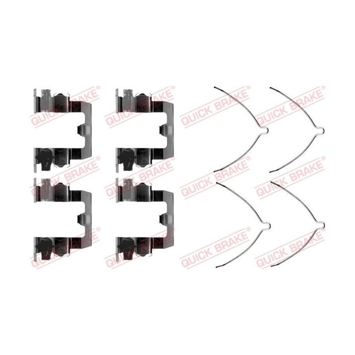 Priedų komplektas, diskinių stabdžių trinkelės QUICK BRAKE 109-1095