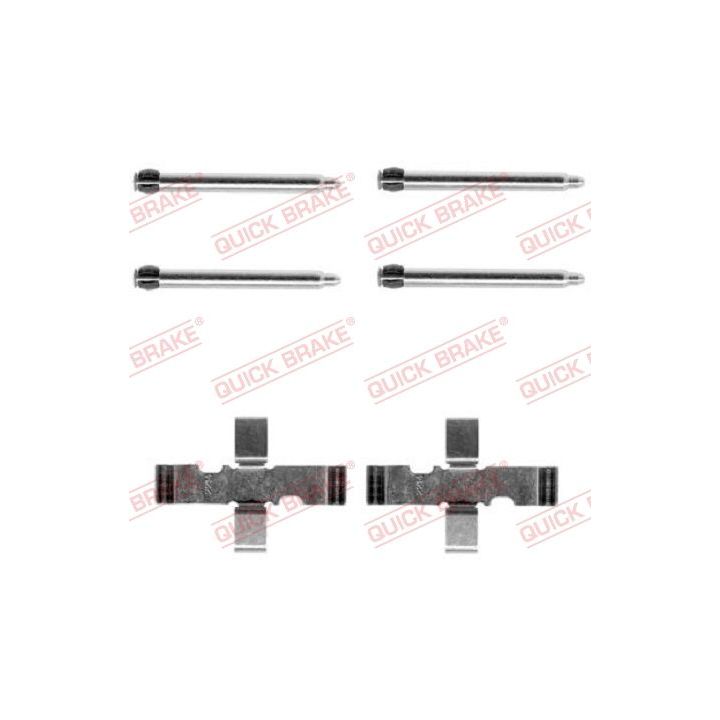 Priedų komplektas, diskinių stabdžių trinkelės QUICK BRAKE 109-1101