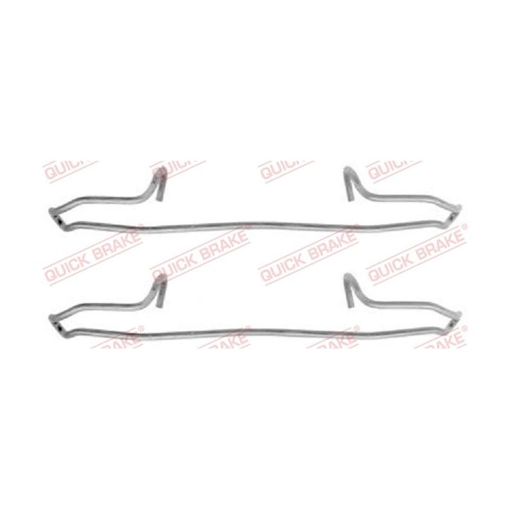 Priedų komplektas, diskinių stabdžių trinkelės QUICK BRAKE 109-1159