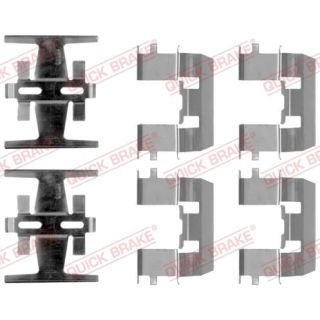 Priedų komplektas, diskinių stabdžių trinkelės QUICK BRAKE 109-1208