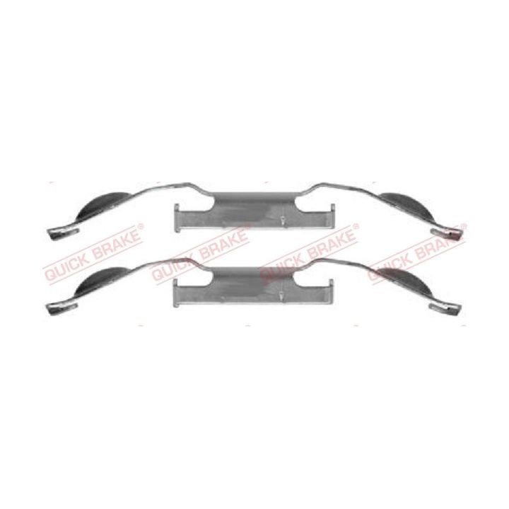Priedų komplektas, diskinių stabdžių trinkelės QUICK BRAKE 109-1221