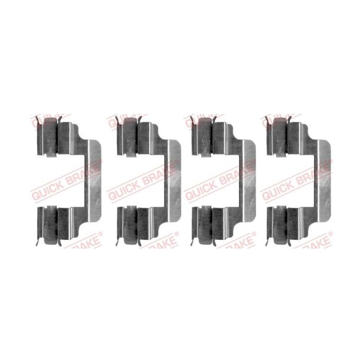 Priedų komplektas, diskinių stabdžių trinkelės QUICK BRAKE 109-1231