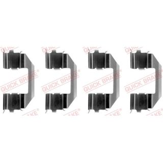 Priedų komplektas, diskinių stabdžių trinkelės QUICK BRAKE 109-1258