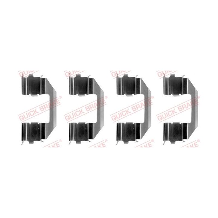 Priedų komplektas, diskinių stabdžių trinkelės QUICK BRAKE 109-1258