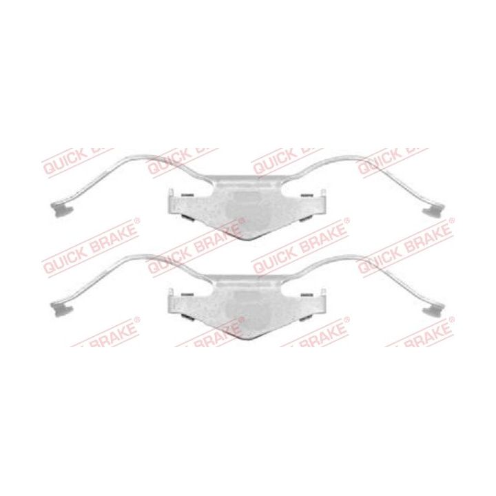 Priedų komplektas, diskinių stabdžių trinkelės QUICK BRAKE 109-1297