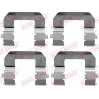 Priedų komplektas, diskinių stabdžių trinkelės QUICK BRAKE 109-1617
