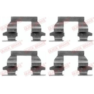 Priedų komplektas, diskinių stabdžių trinkelės QUICK BRAKE 109-1625