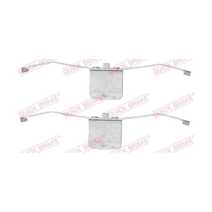Priedų komplektas, diskinių stabdžių trinkelės QUICK BRAKE 109-1639