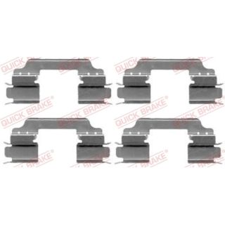 Priedų komplektas, diskinių stabdžių trinkelės QUICK BRAKE 109-1649