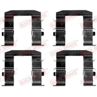 Priedų komplektas, diskinių stabdžių trinkelės QUICK BRAKE 109-1665