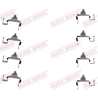 Priedų komplektas, diskinių stabdžių trinkelės QUICK BRAKE 109-1697