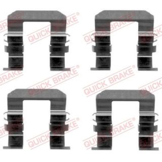Priedų komplektas, diskinių stabdžių trinkelės QUICK BRAKE 109-1704