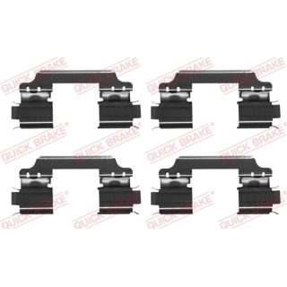 Priedų komplektas, diskinių stabdžių trinkelės QUICK BRAKE 109-1707