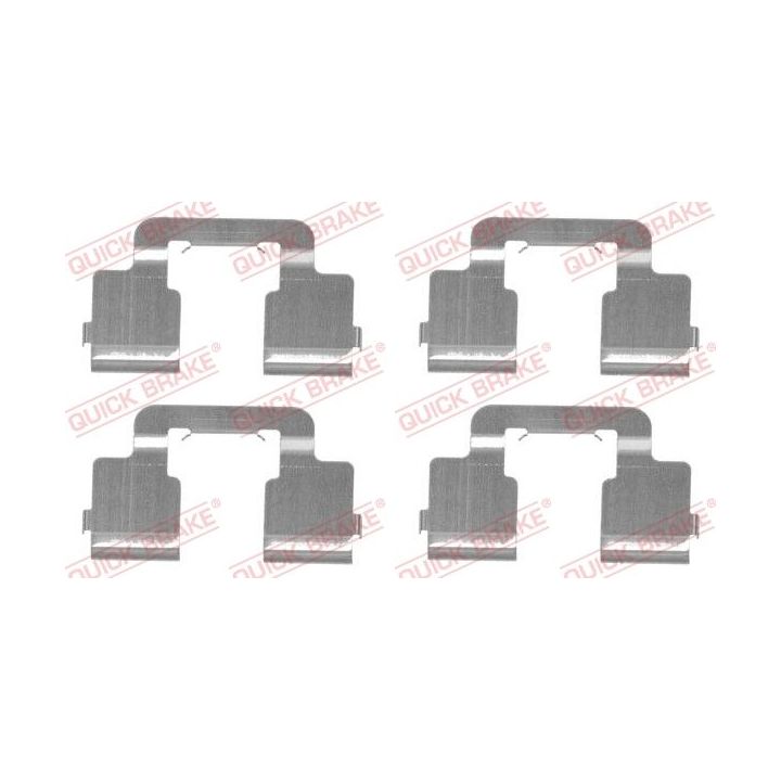 Priedų komplektas, diskinių stabdžių trinkelės QUICK BRAKE 109-1733