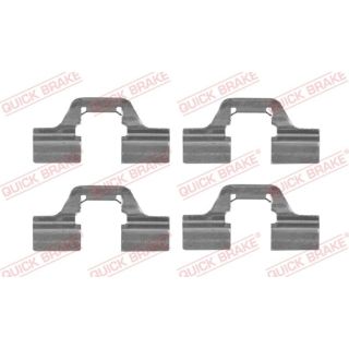 Priedų komplektas, diskinių stabdžių trinkelės QUICK BRAKE 109-1749