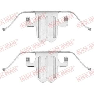 Priedų komplektas, diskinių stabdžių trinkelės QUICK BRAKE 109-1751