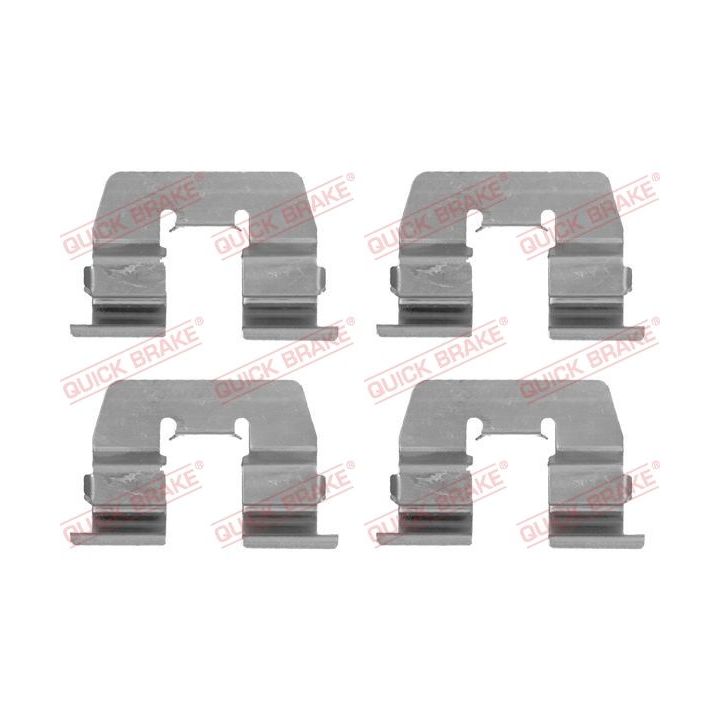 Priedų komplektas, diskinių stabdžių trinkelės QUICK BRAKE 109-1764