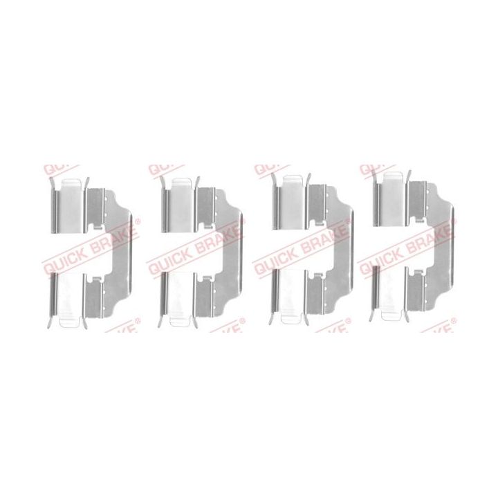 Priedų komplektas, diskinių stabdžių trinkelės QUICK BRAKE 109-1770