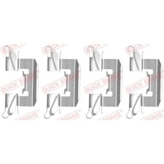 Priedų komplektas, diskinių stabdžių trinkelės QUICK BRAKE 109-1772