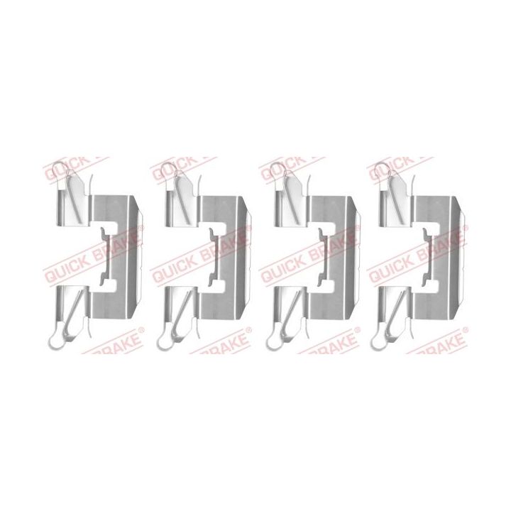 Priedų komplektas, diskinių stabdžių trinkelės QUICK BRAKE 109-1772