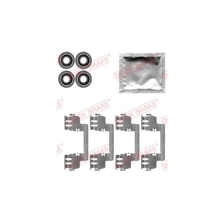 Priedų komplektas, diskinių stabdžių trinkelės QUICK BRAKE 109-1784