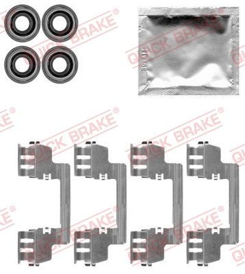 Priedų komplektas, diskinių stabdžių trinkelės QUICK BRAKE 109-1784