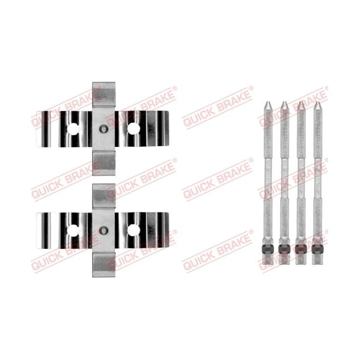 Priedų komplektas, diskinių stabdžių trinkelės QUICK BRAKE 109-1848