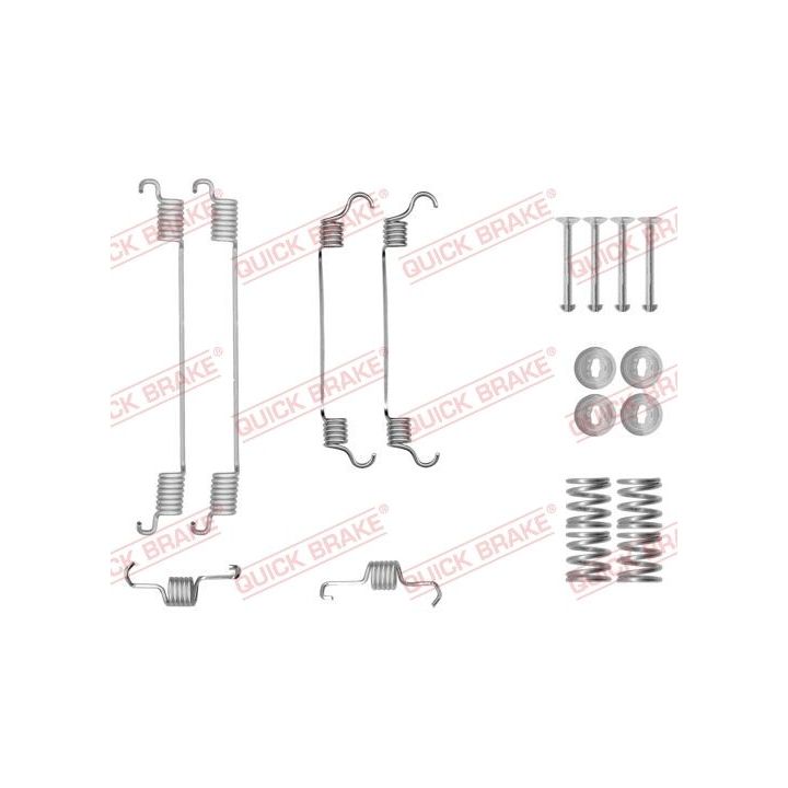 Priedų komplektas, stabdžių trinkelės QUICK BRAKE 105-0034