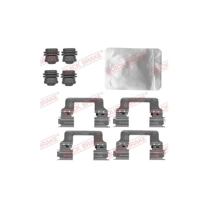Priedų komplektas, diskinių stabdžių trinkelės QUICK BRAKE 109-1867