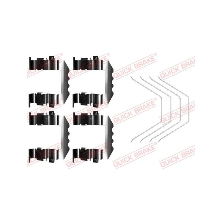 Priedų komplektas, diskinių stabdžių trinkelės QUICK BRAKE 109-0018