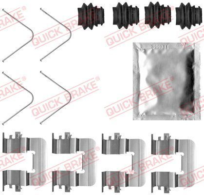 Priedų komplektas, diskinių stabdžių trinkelės QUICK BRAKE 109-0033