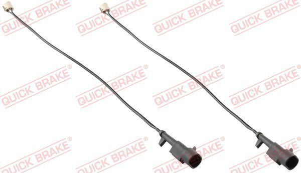įspėjimo kontaktas, stabdžių trinkelių susidėvėjimas QUICK BRAKE WS 0439 A