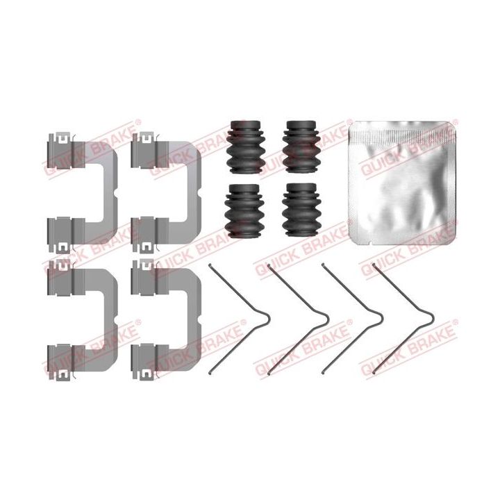 Priedų komplektas, diskinių stabdžių trinkelės QUICK BRAKE 109-0099