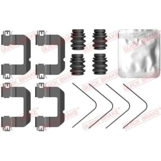 Priedų komplektas, diskinių stabdžių trinkelės QUICK BRAKE 109-0102