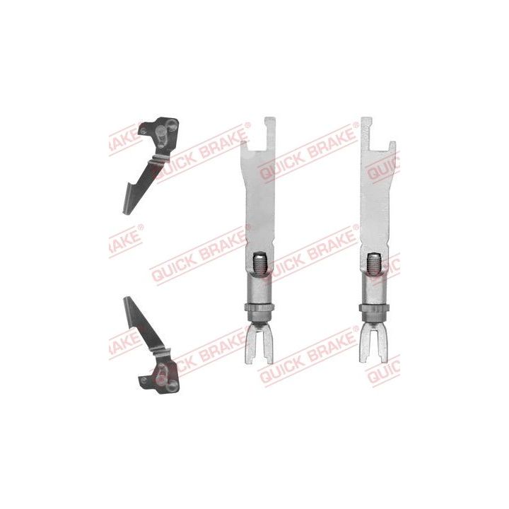 Reguliatorių komplektas, būgninis stabdys QUICK BRAKE 110 53 001