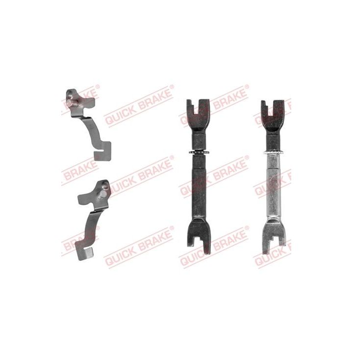 Reguliatorių komplektas, būgninis stabdys QUICK BRAKE 108 53 017