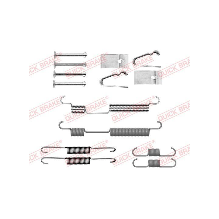 Priedų komplektas, stabdžių trinkelės QUICK BRAKE 105-0054
