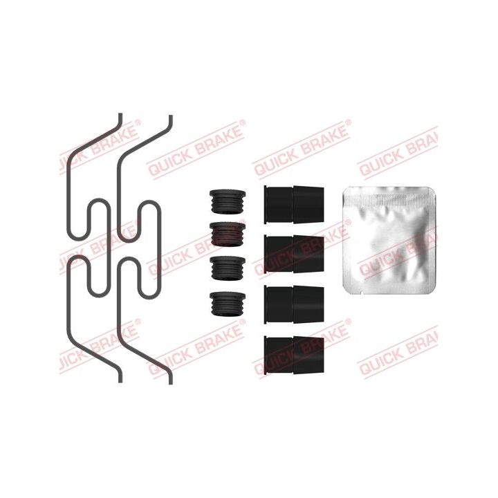 Priedų komplektas, diskinių stabdžių trinkelės QUICK BRAKE 109-0090