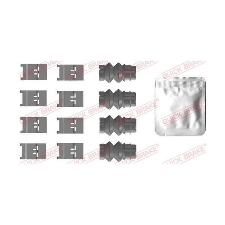 Priedų komplektas, diskinių stabdžių trinkelės QUICK BRAKE 109-0110
