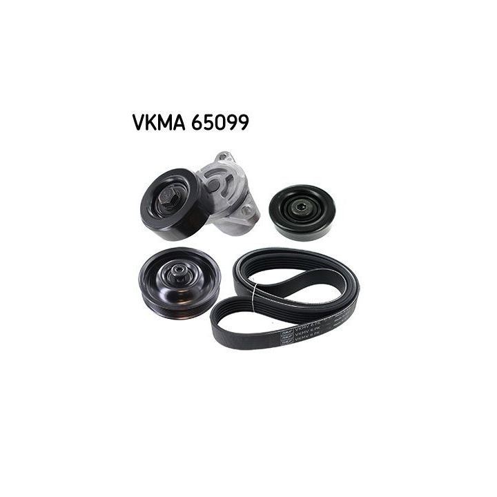 V formos rumbuotas diržas, komplektas SKF VKMA 65099