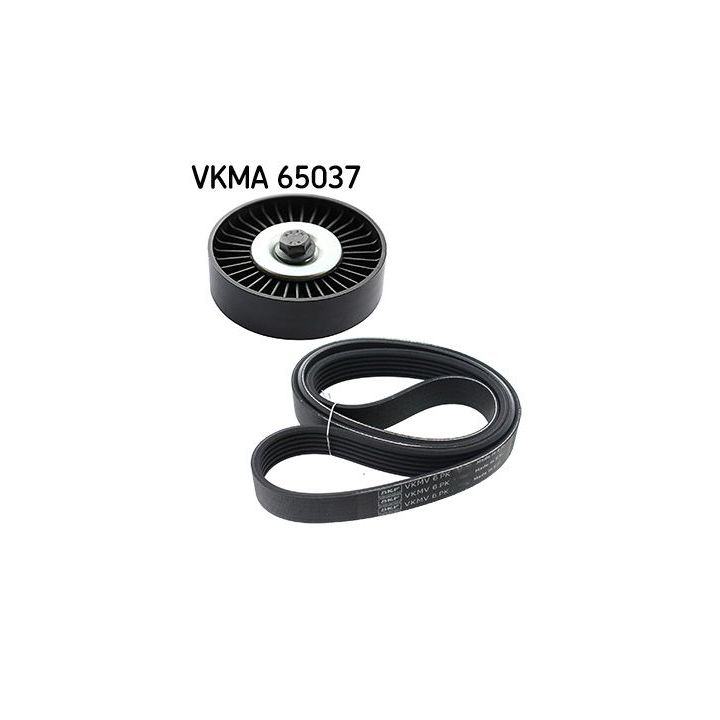 V formos rumbuotas diržas, komplektas SKF VKMA 65037