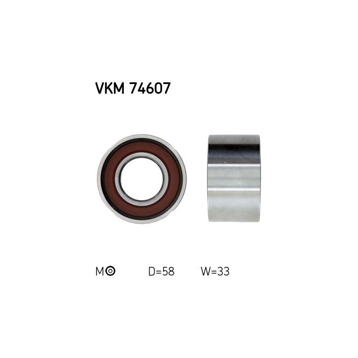įtempiklio skriemulys, paskirstymo diržas SKF VKM 74607