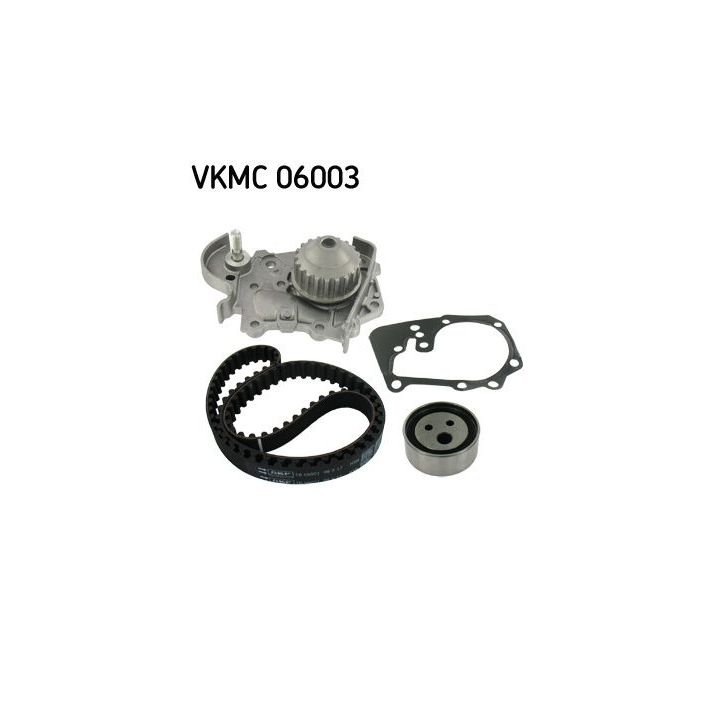 Vandens siurblio ir paskirstymo diržo komplektas SKF VKMC 06003