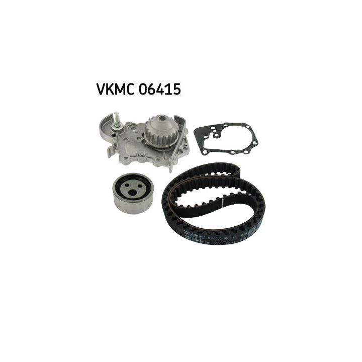 Vandens siurblio ir paskirstymo diržo komplektas SKF VKMC 06415
