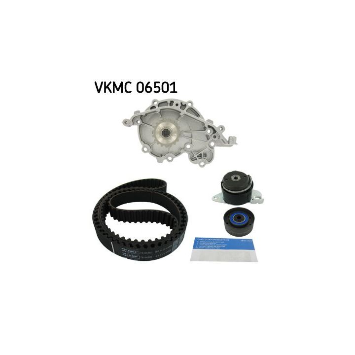 Vandens siurblio ir paskirstymo diržo komplektas SKF VKMC 06501