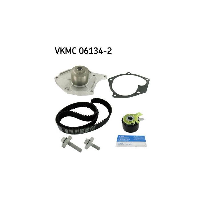Vandens siurblio ir paskirstymo diržo komplektas SKF VKMC 06134-2